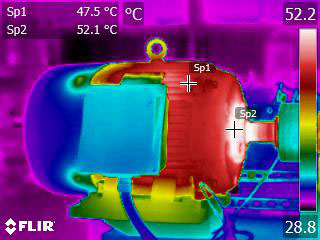 Termograma de Motor - Termografía Infrarroja a Sistemas Mecánicos y Eléctricos